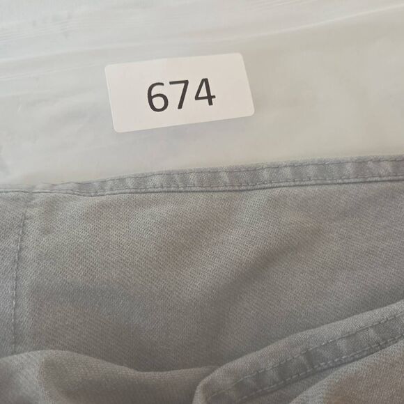 H&M Women's Pull-On Smiley World Stretch Wide Leg Jeans Light Gray Wash Size 12 - Picture 8 of 8